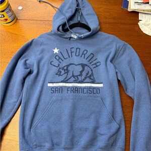 Jerzees Blue California San Francisco Hoodie